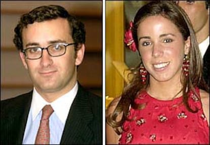 Alejandro Agag y Ana Aznar, en unas fotos de archivo.