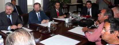 Reunión de los pescadores de Algeciras y La Línea con el Gobierno de Gibraltar