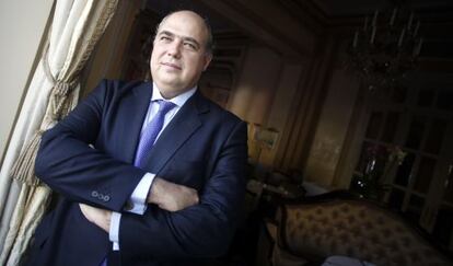Mark A. Roglán, director del Meadows Museum, retratado ayer en Madrid.