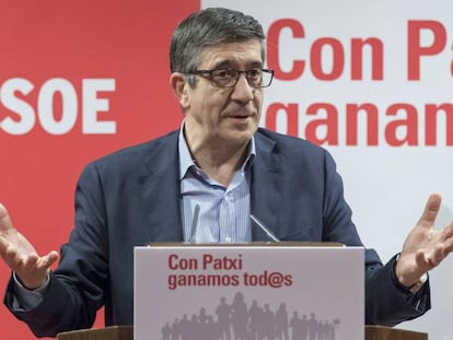 El exlehendakari y candidato a liderar el PSOE, Patxi L&oacute;pez, en Sevilla.