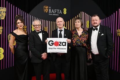 Paul Laverty durante los premios Bafta 2025 en Londres (Reino Unidot), el 18 de febrero de 2025.