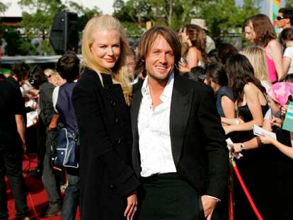 Nicole Kidman y su marido Keith Urban.