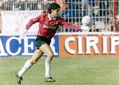 Yubero, en su etapa de jugador del Rayo Vallecano.