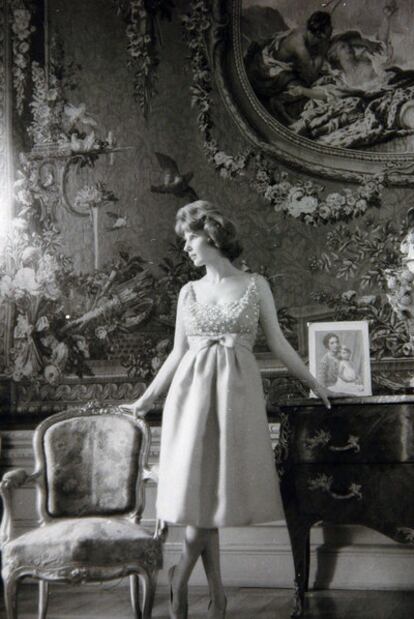 Una foto de la duquesa en su juventud.
