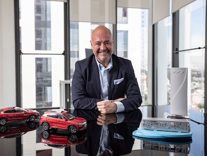 Jorge Vallejo in the firm's offices in Mexico City.