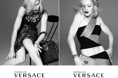 Versace vuelve a apostar por una cantante mundialmente conocida. Tras Lady Gaga le llega el turno a Madonna que posó en Nueva York para los fotógrafos Mert Alas y Marcus Piggott.