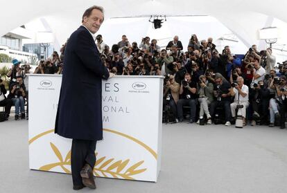 El actor francés Vincent Lindon en el Festival de Cannes, el 16 de mayo de 2018.