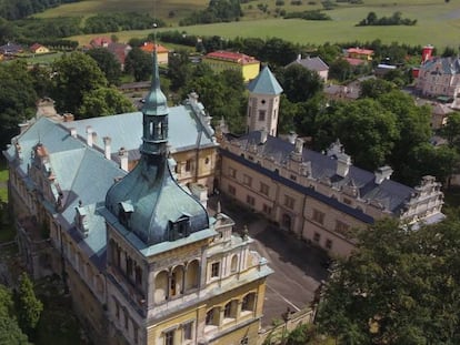 Exterior del castillo de Stružná (República Checa).