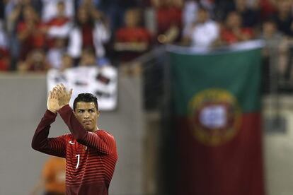 Cristiano Ronaldo, durante el partido contra Irlanda.