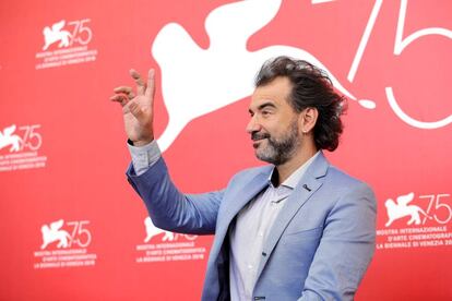 Pablo Trapero en el último Festival de Venecia de cine.