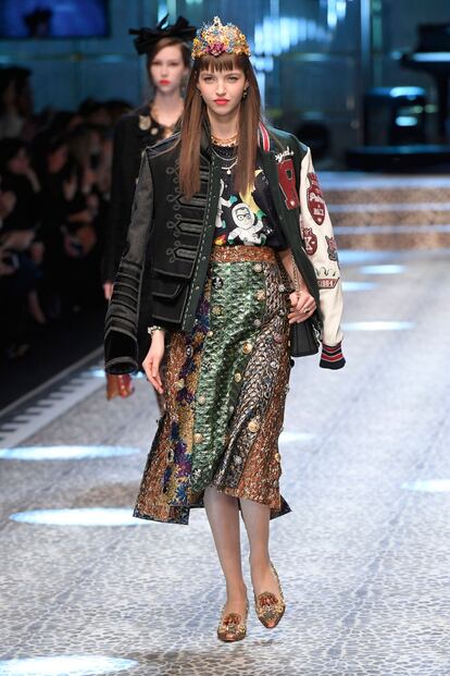 FASHION-ITALY-WOMEN-DOLCE GABBANA