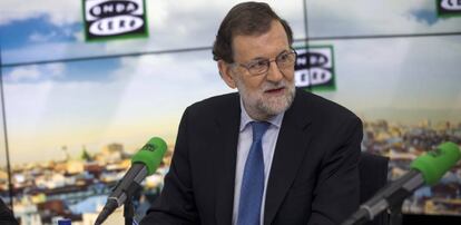 El presidente del Gobierno, Mariano Rajoy, este jueves.