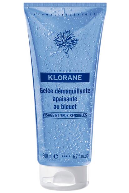 Klorane acaba de lanzar el Gel Desmaquillante Calmante al Aciano, ideal para esas pieles sensibles que se irritan con facilidad. Como en toda la gama de Aciano de la casa, la suavidad y la efectividad están garantizadas pero lo novedoso está en su formato gel, que permite una aplicación más sencilla con los dedos. Se puede retirar con agua o con un algodón. Su textura es ligera y tiene propiedades calmantes y descongestionantes. A la venta y en farmacias y parafarmacias por 12,55 euros.