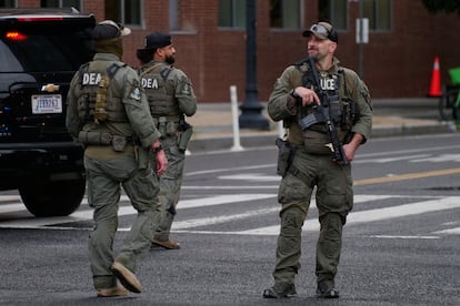 Agentes de la DEA en Washington, el 13 de agosto.