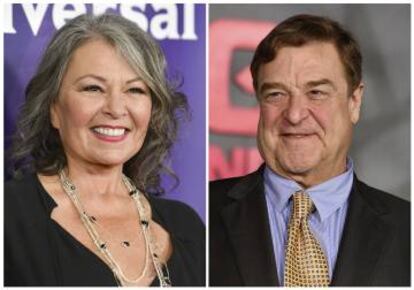 Roseanne Barr i John Goodman.