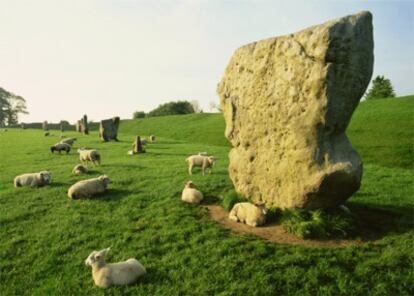 El círculo megalítico de Avebury.