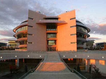 El edificio Pereda del complejo del Santander en Boadilla del Monte (Madrid).
