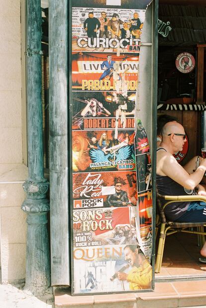 Carteles de la escena musical de Benidorm.