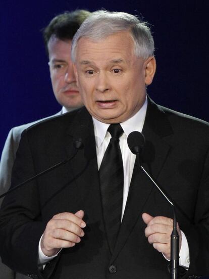 El líder de la oposición en Polonia, Jaroslaw Kaczynski.