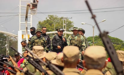 Militares venezolanos el pasado 13 de febrero.