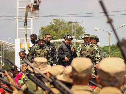Militares venezolanos el pasado 13 de febrero.
