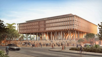 Proyecto del Parlamento de Benín en Porto-Novo, 2021.