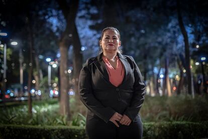 Cecilia Flores, fundadora de "Madres Buscadoras de Sonora",  el 9 de febrero de 2022.