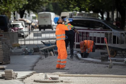 Trabajadores ante la ola de calor