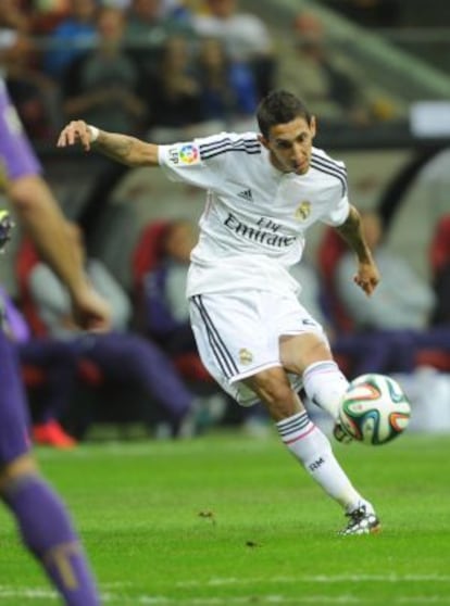 Di María, en el encuentro contra la Fiorentina.