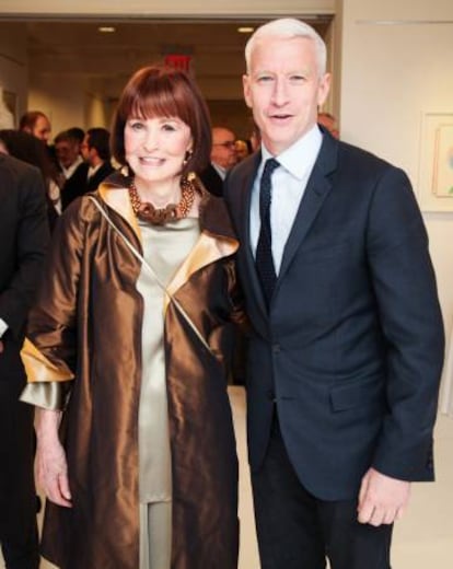 Gloria Vanderbilt, con su hijo Anderson Cooper.