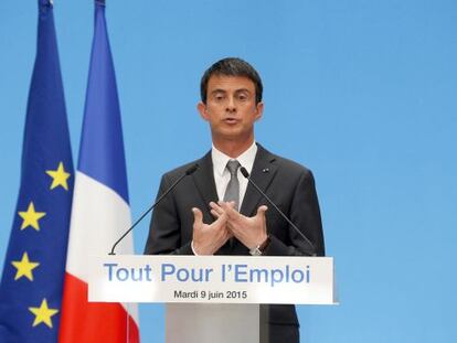 El primer ministro francés Manuel Valls, este martes en París.