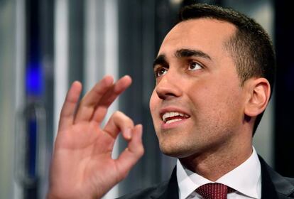 El líder del Movimiento 5 Estrellas, Luigi Di Maio, este viernes 2 de marzo.