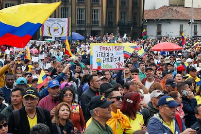 opositores al Gobierno de Gustavo Petro