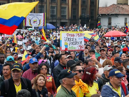 opositores al Gobierno de Gustavo Petro