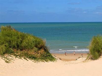 Punta Candor, en la carretera que une Rota y Chipiona, en la provincia de Cádiz