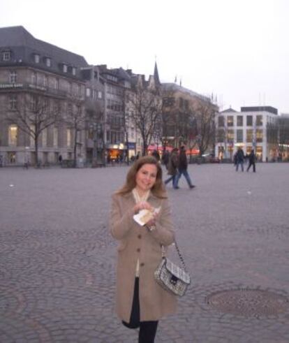 Claudia López en Alemania.