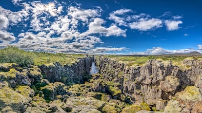 El parque nacional de Thingvellir (patrimonio de la humanidad por la Unesco)