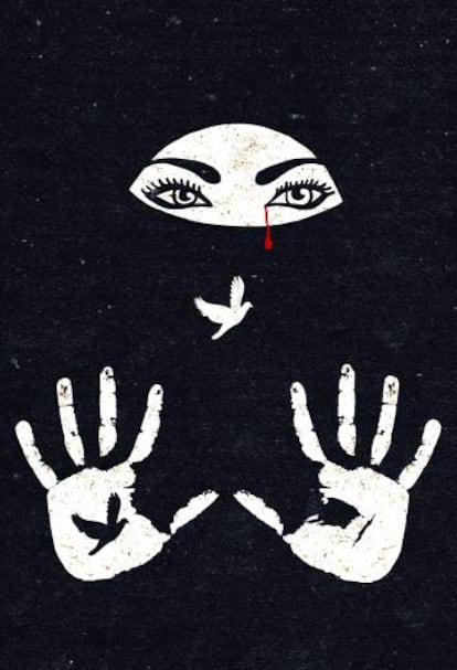 Ilustración de Raquel Marín sobre la primavera árabe.