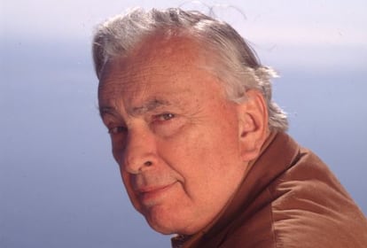 Gore Vidal retratado en Ravello (Italia), en febrero de 1995.