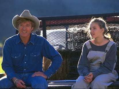 En la imagen, un fotograma de la película 'El hombre que susurraba a los caballos' (1998).