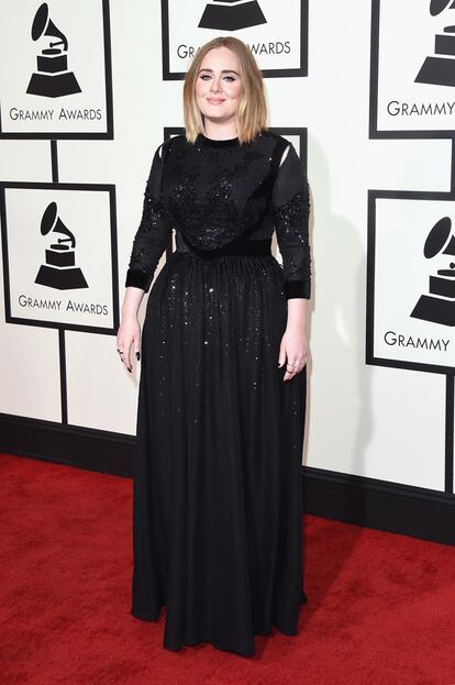 Adele, con vestido de Givenchy y joyas de Lorraine Schwartz