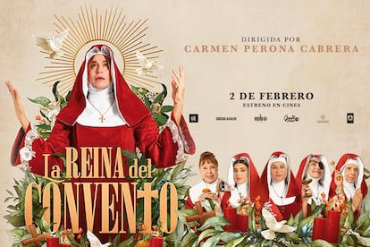 Cartel promocional de la película 'La reina del convento', en cines el 2 de febrero.