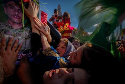 Funeral soldados en Kobane (Siria)