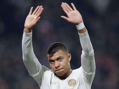 Kylian Mbappé, jugador del Paris Saint Germain