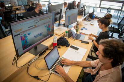 Oficinas del Primavera Sound de Madrid.