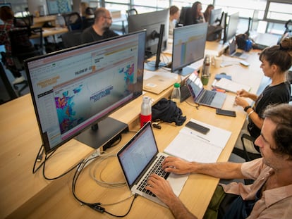 Oficinas del Primavera Sound de Madrid.