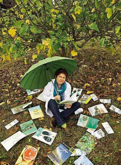 "Faltan especialistas en agricultura eficiente y ecológica", señala Charo Labrador, presidenta de la Sociedad Española de Agricultura Ecológica. Tiene 48 años y fue hace dos décadas, con su tesis sobre edafología, cuándo conoció las consecuencias para el suelo de los métodos industriales de producir alimentos. "En España hay un millón de hectáreas de cultivos ecológicos, un 4% de la superficie agraria."