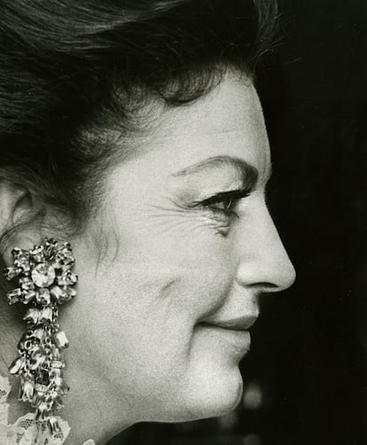 Ava Gardner en Nueva York en 1969.