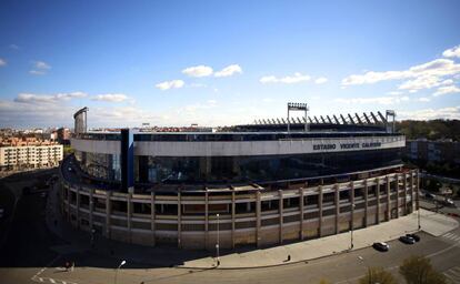 Estadio Vicente Calderón, hogar del Atlético.