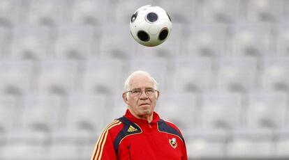 Luis Aragonés, en la Eurocopa de 2008.